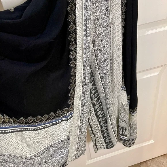 Free People Hazel Jumpsuit Mixed Print Wide Leg Oversized Size XS - Picture 7 of 12